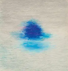 Georg Jung, Untitled, 1957, pastel on paper, framed