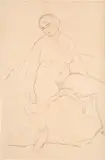 Gustav Klimt, Seated Female Nude