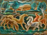 Franz von Zülow, Horses