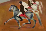 Arnold Clementschitsch, Spanish Riding School, c. 1920, oil on canvas; framed