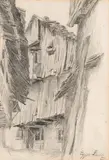Albin Egger-Lienz, Alte Bauernhäuser