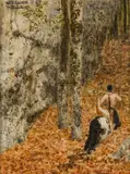 Alexander Rothaug, Hunter in the forest