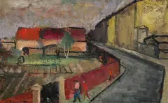 Willy Eisenschitz, La Valette du Var, oil on cardboard; framed