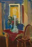 Joseph Floch, Still life with flowers and vase, 1960, oil on canvas; framed