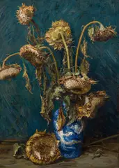 Alois Hänisch, Sunflowers ("Helianthus"), 1926, oil on canvas; framed