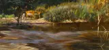 Norbertine Bresslern-Roth, Antelopes at the watering hole