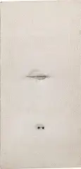 Untitled by Hans Bischoffshausen, 1964, dispersion plaster textured on hardboard; framed, sold Dec 2024