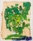 Blumenstilleben 4 by Dieter Roth, 1977, oil and mixed media on paper; framed, offered Dec 2024