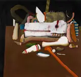 Karl Korab, Stilleben mit Tierschädel