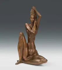 Wander Bertoni, Kämmende, 1983, bronze