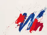 Markus Prachensky, 'California Miles'; from the portfolio 'Prachensky 2011-2021' (10th anniversary of his death), 2002, lithograph and screen print in 7 colours; unframed