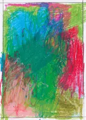 Hermann Nitsch, Untitled (Z_439_20), 2020, oil pastel on paper; framed