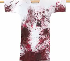 Hermann Nitsch, Malhemd, 2014, acrylic on cotton