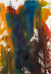 Franz Grabmayr, Tanzblatt, 2008, watercolour on paper; unframed