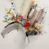 Sinasi Bozatli, W.A.M. Piano Concerto 21, 2018, acrylic on canvas; unframed