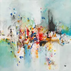 Sinasi Bozatli, W.A.M. Rondo alla Turca, 2018, acrylic on canvas; unframed