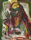 Karel Appel, Untitled, 1979, oil on canvas, framed