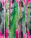 Stanley W. Casselman, Frequency - A2M, 2016, acrylic on polyester fabric; unframed