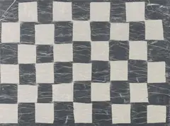 Rudi Stanzel, Untitled, 1998, mixed media / collage on fabric on paper; unframed