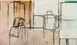 Friedrich Panzer, In Prenning, 2001, mixed media on canvas; unframed
