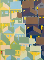 Hubert Schmalix, Untitled, 2009/2010, oil on canvas; unframed