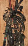 Gottfried Fabian, Untitled, 1959, oil on hardboard; framed