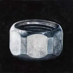 Richard Kaplenig, Untitled, 2015, oil on paper, on canvas; unframed