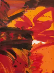 Josef Mikl, Untitled, 1995, mixed media on paper; framed