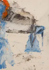 Josef Mikl, Untitled, 1982, gouache on paper; framed (without glass)