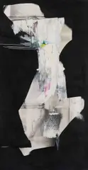 Franco Kappl, Untitled, 2016, acrylic on canvas; framed