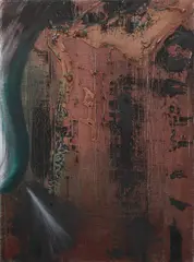 Erwin Bohatsch, Untitled, 1991, oil on canvas; unframed