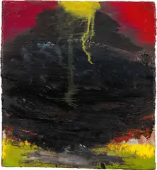Herbert Brandl, Untitled, 1990, oil on canvas; unframed