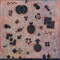 Hildegard Joos, Untitled, 1989, oil on canvas; unframed
