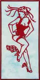 Gudrun Kampl, Superheldin, 2007, mixed media on canvas; unframed