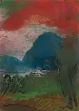 Karl Bauer, Untitled, 1982, mixed media on paper; framed