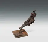 István Drabik, Halbliegende Frau, 2005, steel