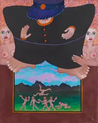 Robert Zeppel-Sperl, Corporal, 2001, oil on canvas; unframed