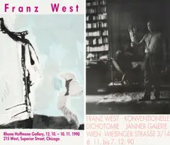 Franz West, Konventionelle Dichotomie, 2000, cardboard roll with 6 serigraphies (printed on both sides) on Neobond synthetic paper 220g; unframed