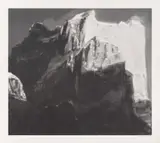 Herbert Brandl, Untitled (Motif 3) (Trango Towers), 2002, serigraphy on primed canvas; unframed