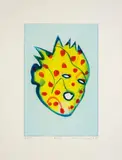 Kiki Kogelnik, April, 1994, serigraphy; framed
