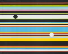 Gerwald Rockenschaub, Untitled, 1998, colour lithography; framed