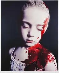 Gottfried Helnwein, Disasters of War 28, inkjet with archival ink on velvet paper; framed