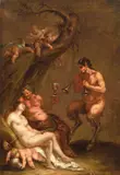 called Kremser-Schmidt Martin Johann Schmidt, Marriage of Bacchus with Ceres, oil on canvas; framed
