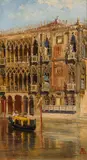 Antonietta Brandeis, Venice, Ca' d'Oro on the Canal Grande