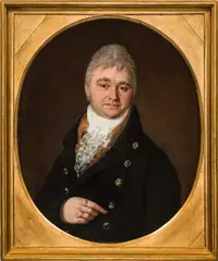 Barbara Krafft, Portrait of the brewer Trum from Bamberg, 1822, oil on canvas; framed