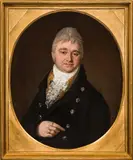 Barbara Krafft, Portrait of the brewer Trum from Bamberg, 1822, oil on canvas; framed