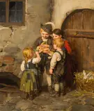 Franz Defregger, The bunny