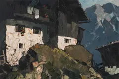 Oskar Mulley, Berghof, c. 1932, oil on canvas; framed