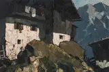 Oskar Mulley, Berghof, c. 1932, oil on canvas; framed