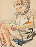Oskar Kokoschka, Portrait of a woman